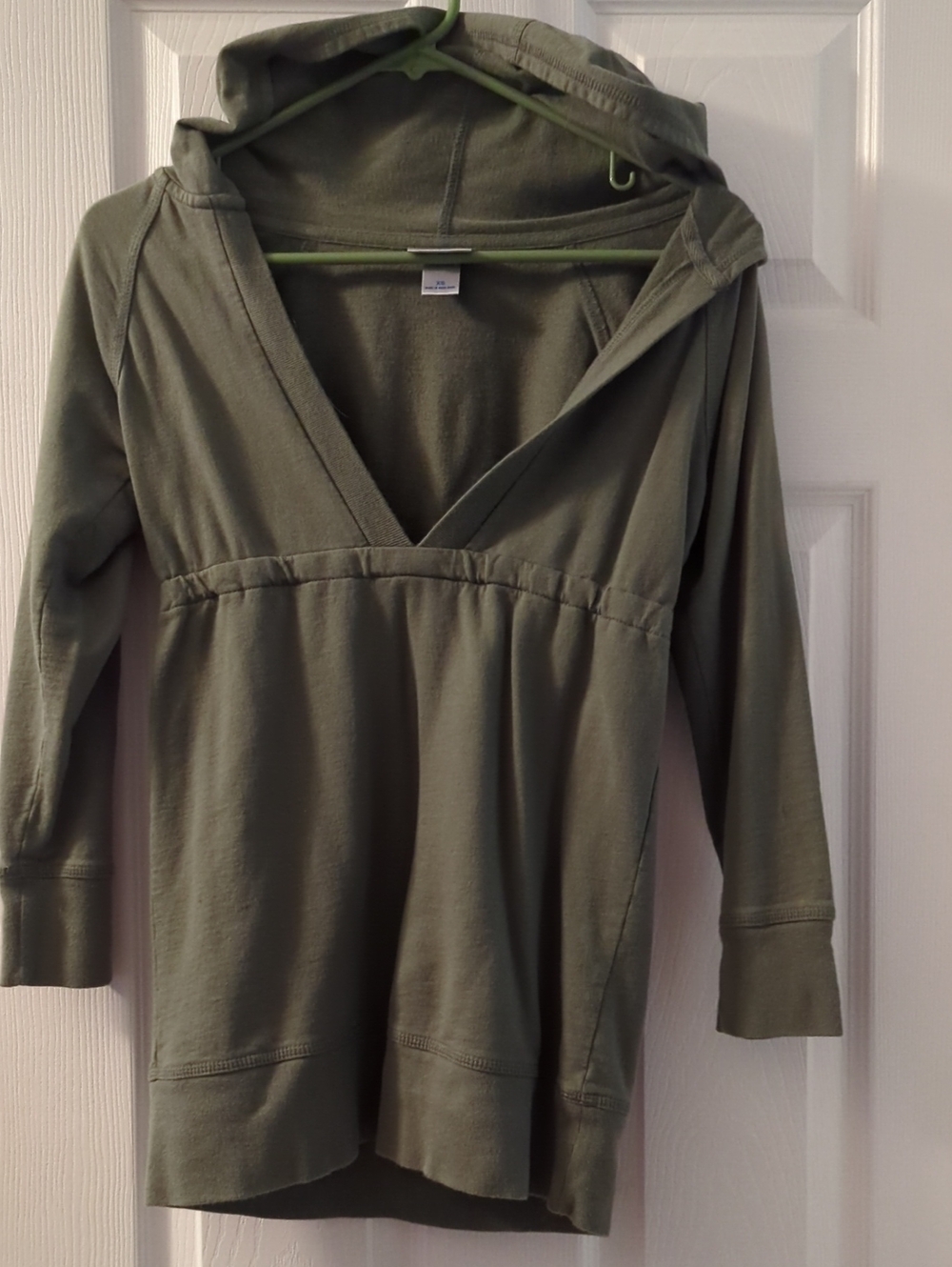 Pro Spirit Athletic Gear Olive Green Top with Hood